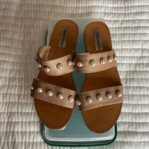 STEVE MADDEN Jole pearl slide sandals